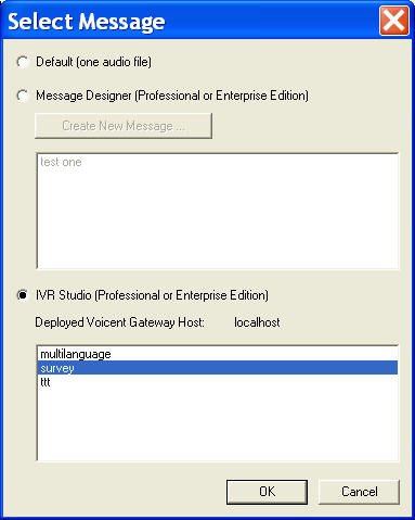 outbound ivr message, ivr message